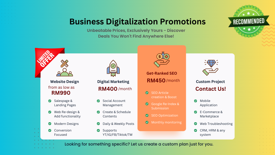 web design promotion